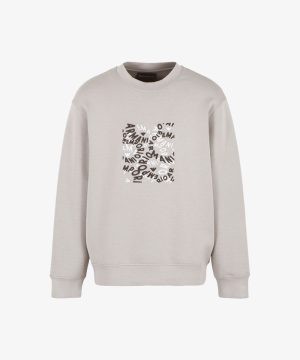 Buy Men Full Sleeve Printed Sweatshirt -Gray